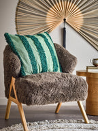 Cory - Set of 2 Cushions - Green - Oeko-Tex® Cotton