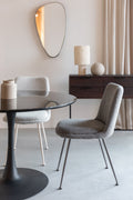 Fijs - Chaise De Salle À Manger - Fer - Taupe/Gris