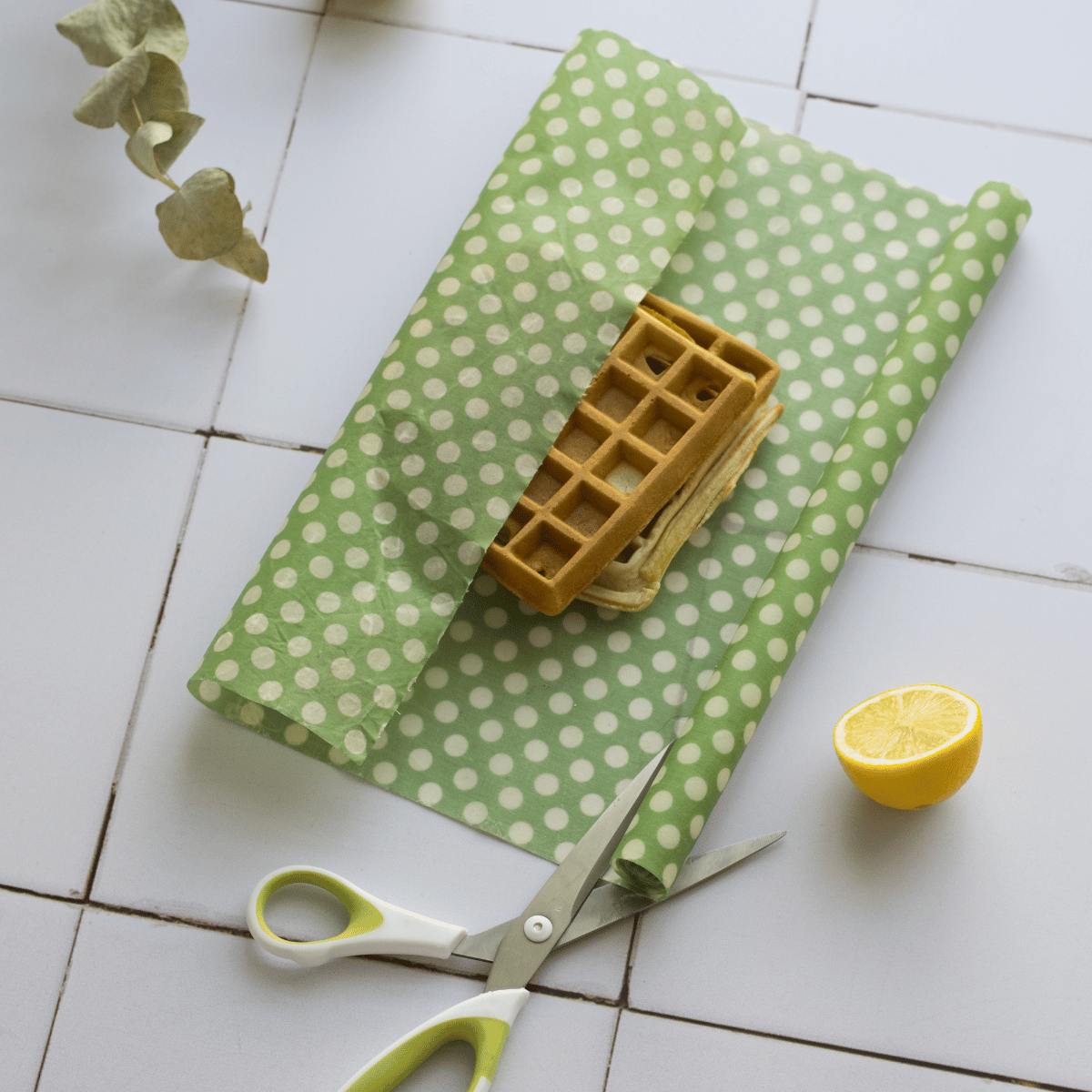 Beeswax Food Wrap Roll - Green