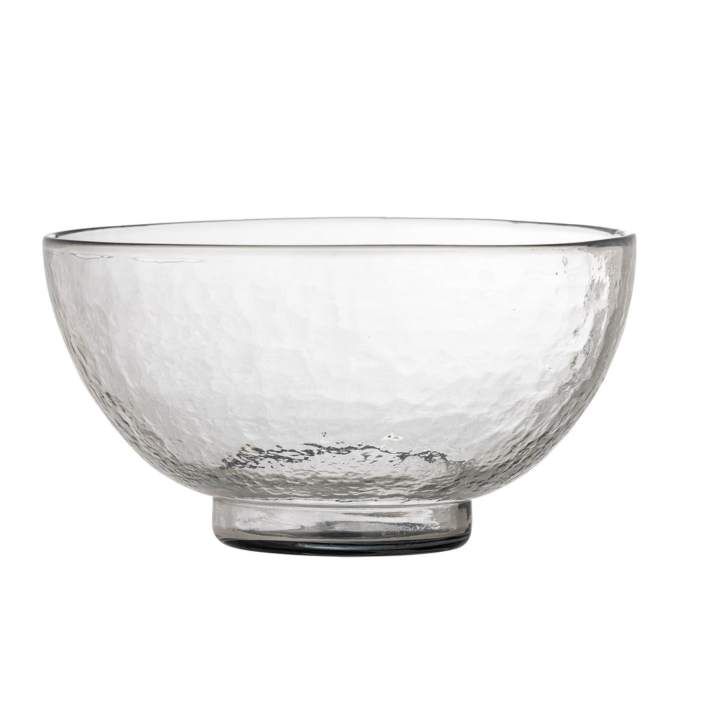 Taro - Set of 2 Bowls - Clear - Recycled Glass