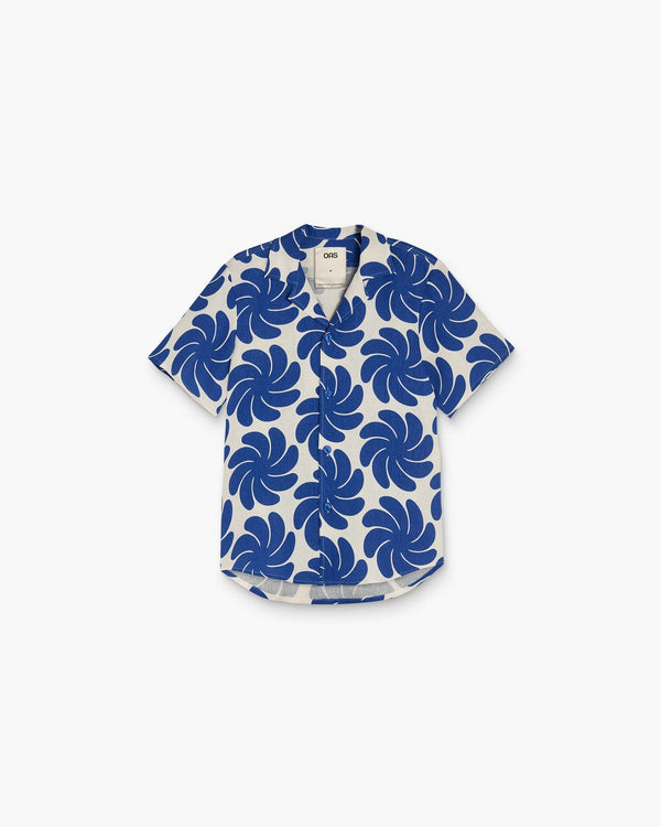 Chemise Nebula Cuba Linen - Bleu