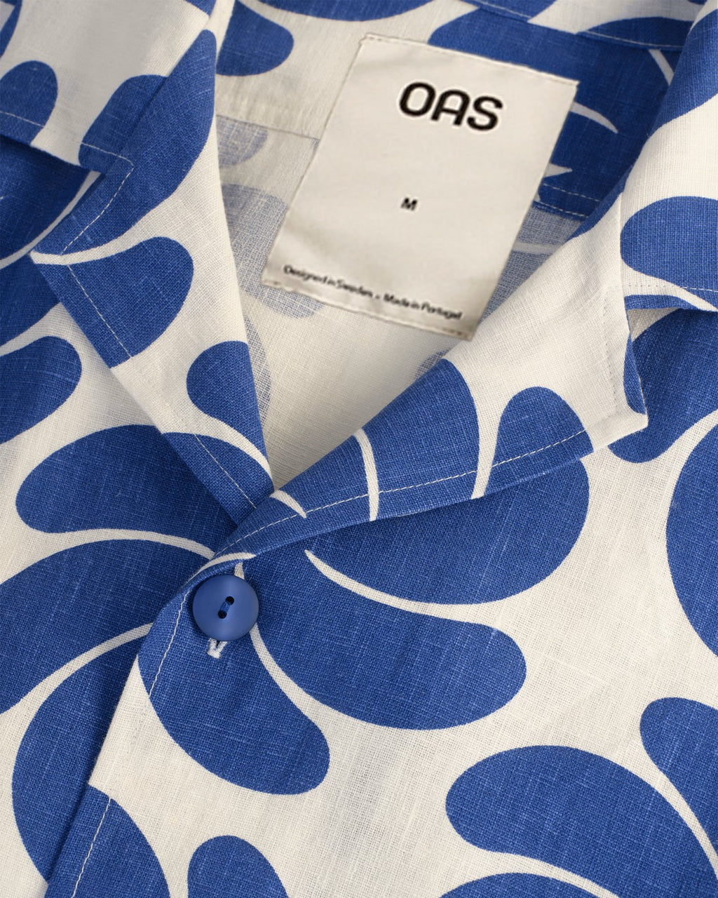 Camisa Nebula Cuba Linen - Azul