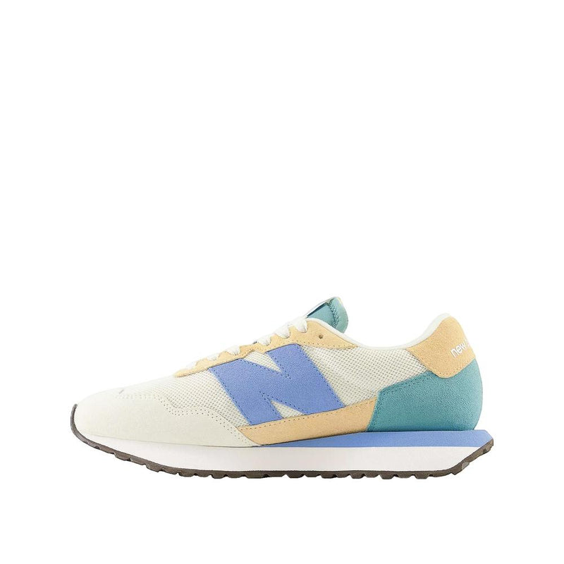 Zapatillas 237 - Beige Y Azul