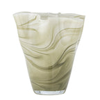Toryn - Set of 2 Vases - Green - Glass
