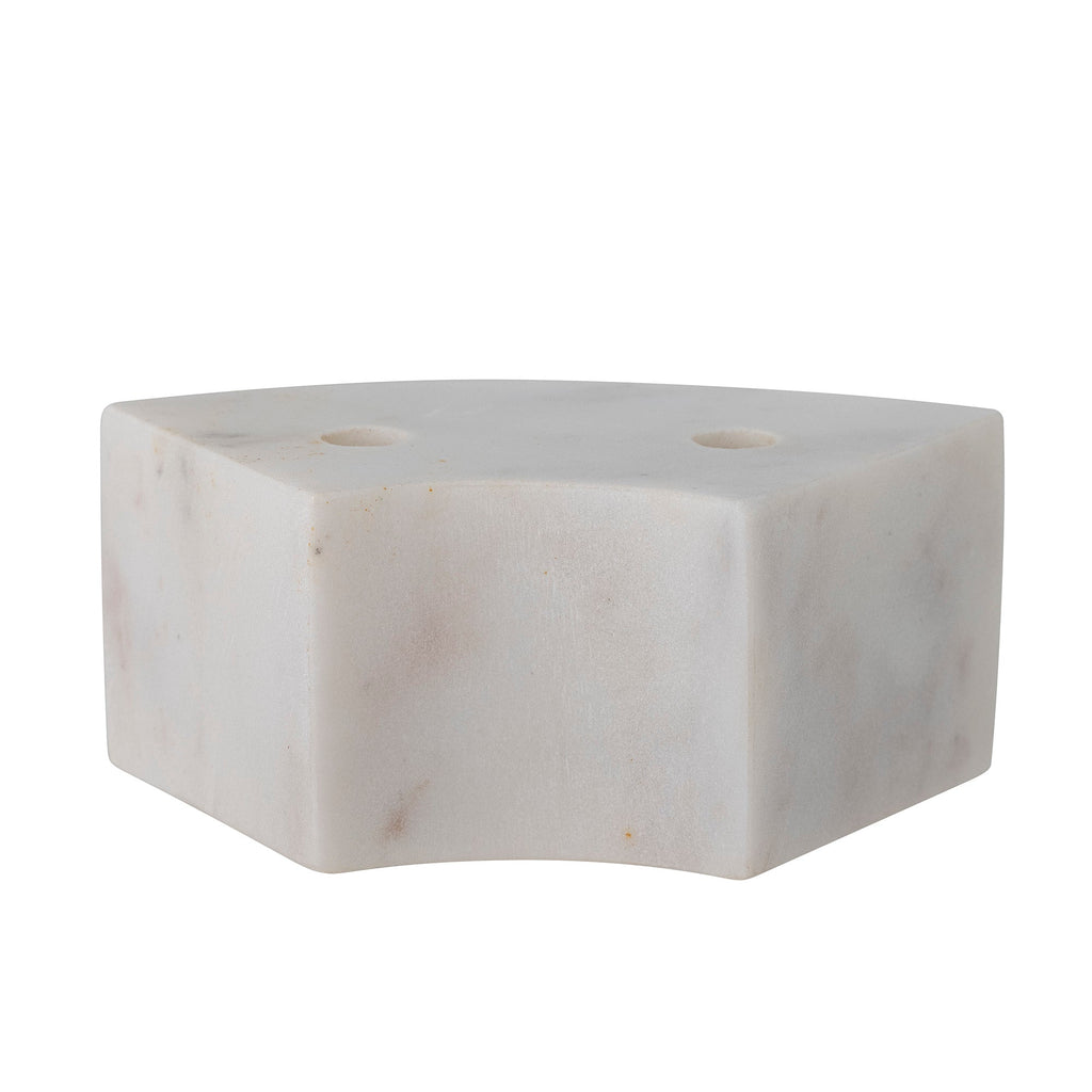 Florida - Set of 4 Candle Holders - White - Marble