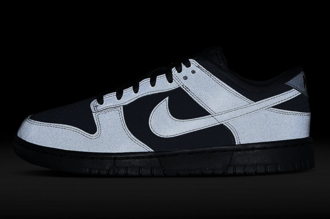 Nike - Dunk Low Cyber Reflective - Noir
