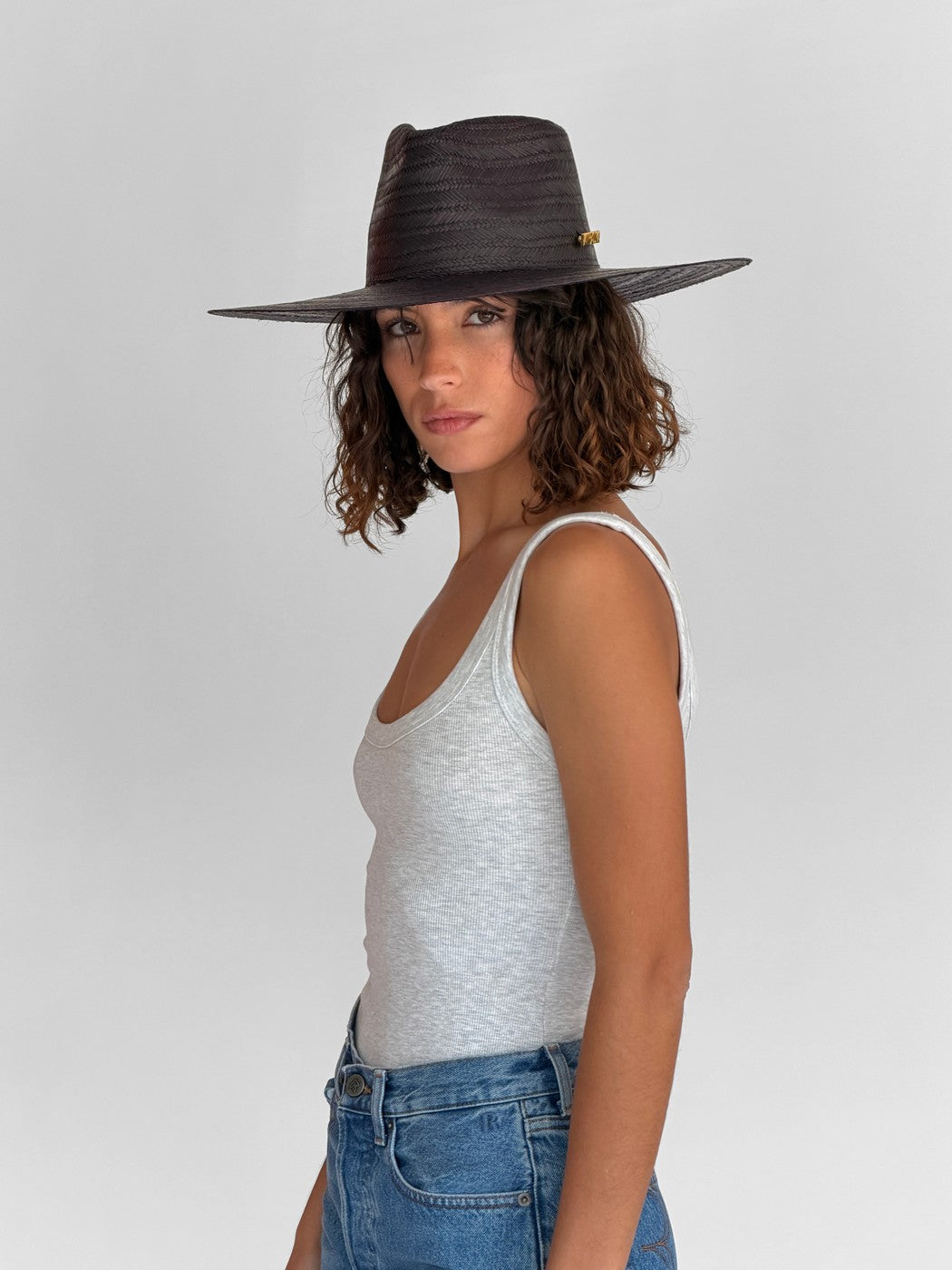 Nino Straw Hat - Darkpurple