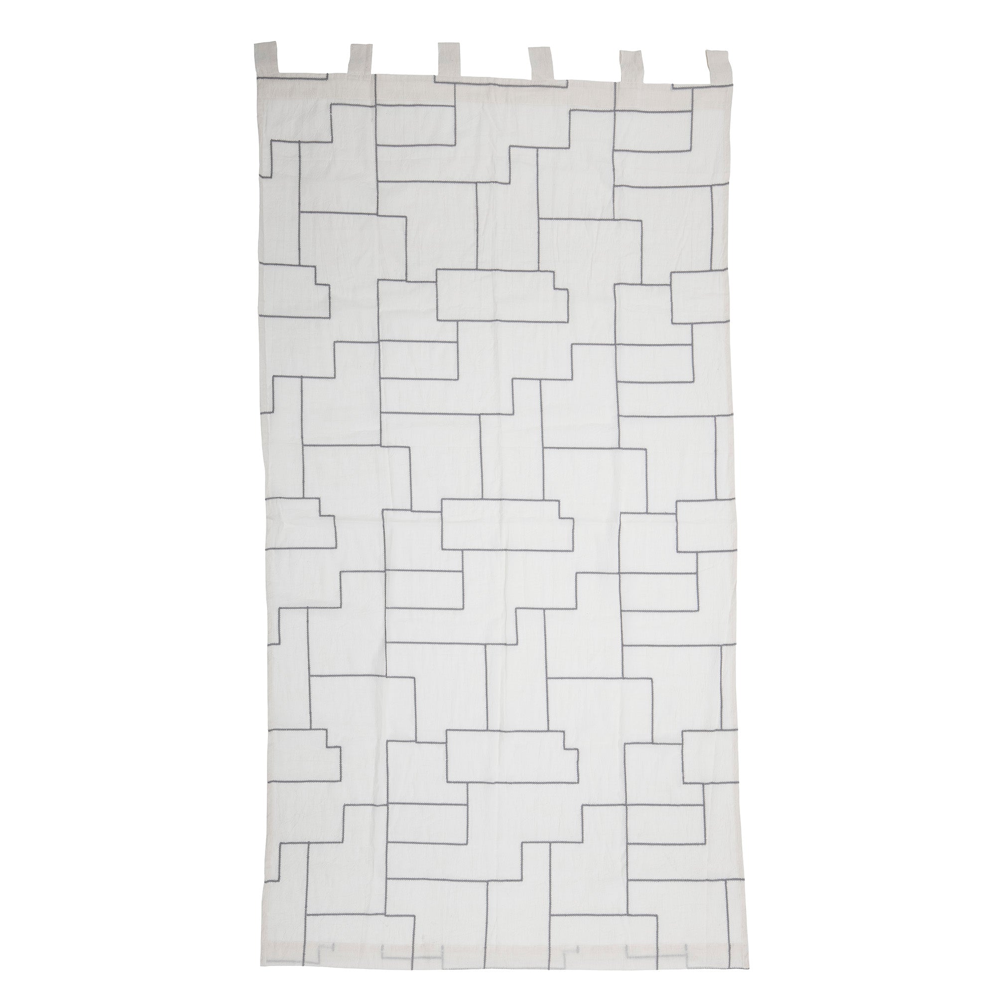 Lyria - Set of 2 Curtains - Natural - Cotton