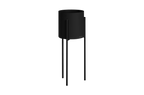 Maki Flower Pot – Large - Vulcano Black