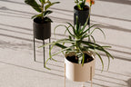 Maki Flower Pot – Large - Vulcano Black