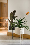 Maki Flower Pot – Large - Vulcano Black