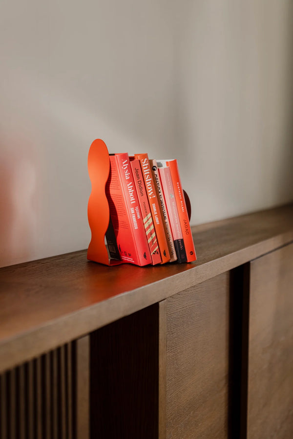 Fala - Serre-Livres - Acier - Poppy Red