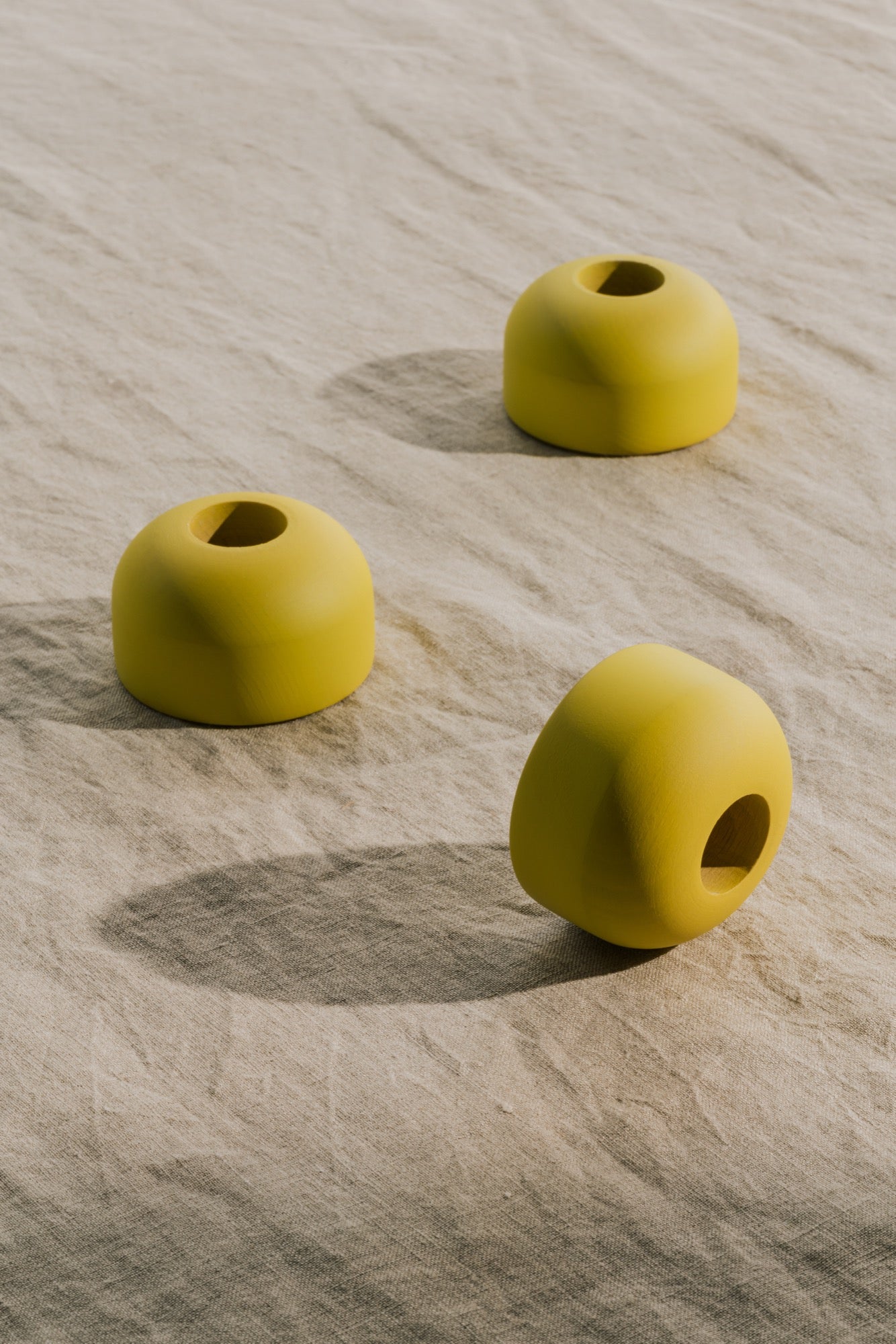 Bougeoir Lums - Petit - Mellow Yellow