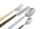 Noli 4-Piece Cutlery Set - 1 Person - Cocoa Brown