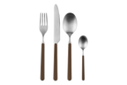 Noli 4-Piece Cutlery Set - 1 Person - Cocoa Brown
