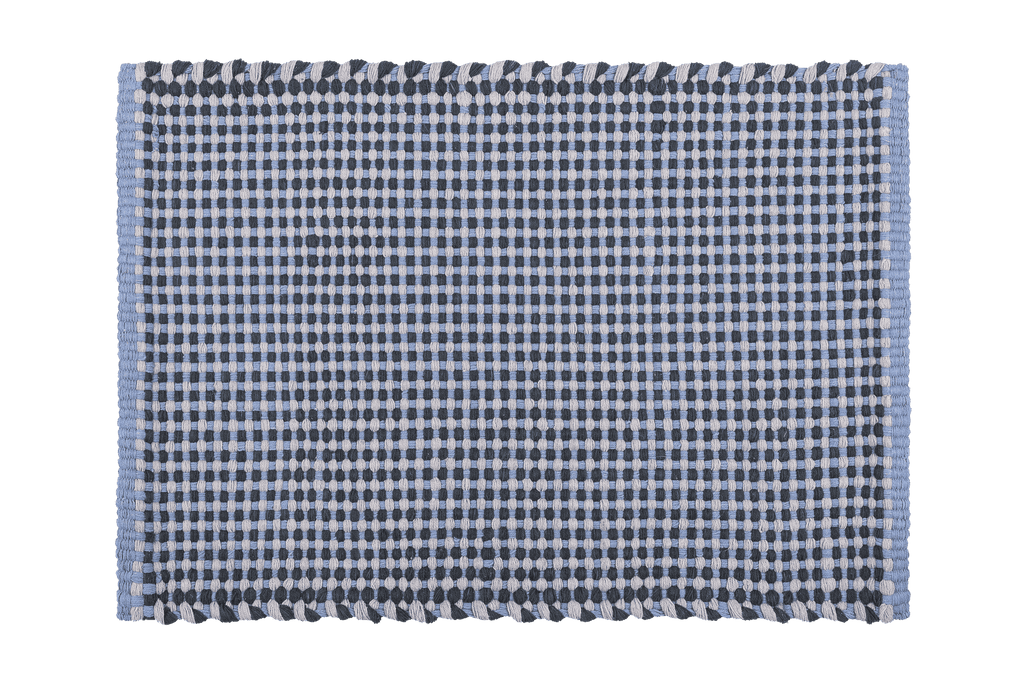 Paillasson Dei - Black & Grey & Light Blue