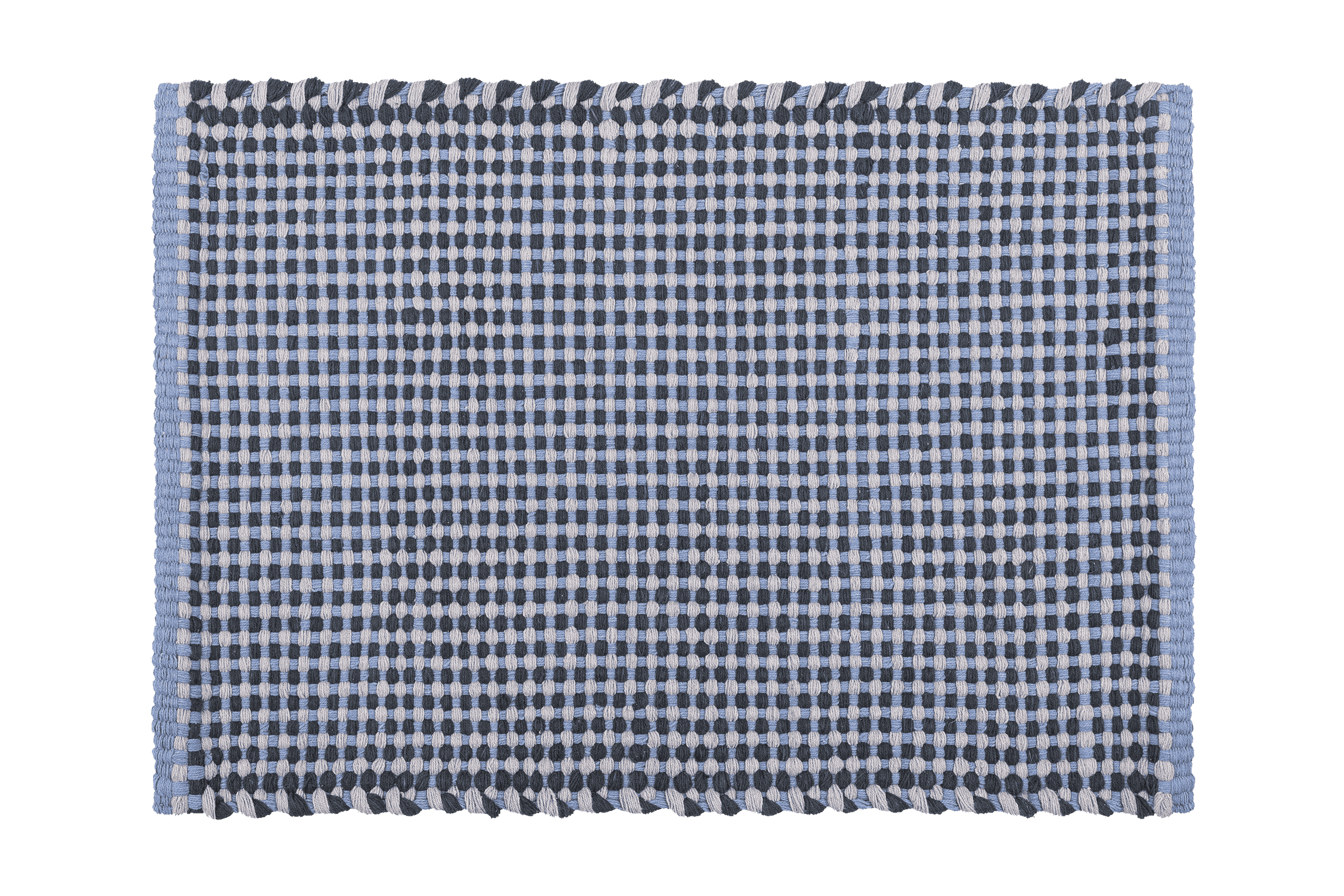 Paillasson Dei - Black & Grey & Light Blue