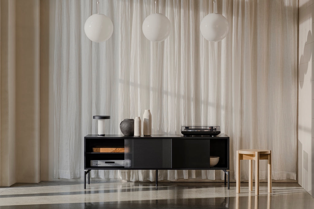 Met TV Unit - Large - Vulcano Black