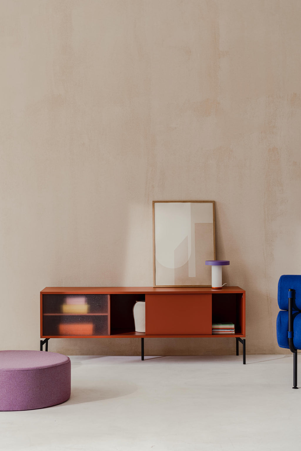 Meuble Tv Met - Grand - Terracotta Blush