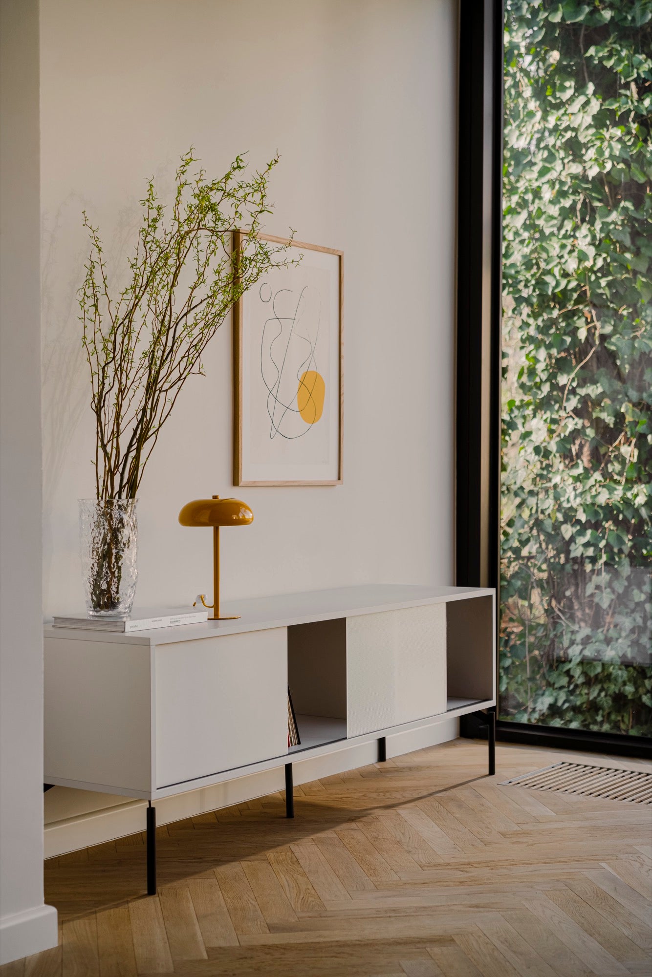 Met TV Unit - Large - Almond Grey