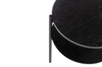 Tu Bedside Table - Black Oak