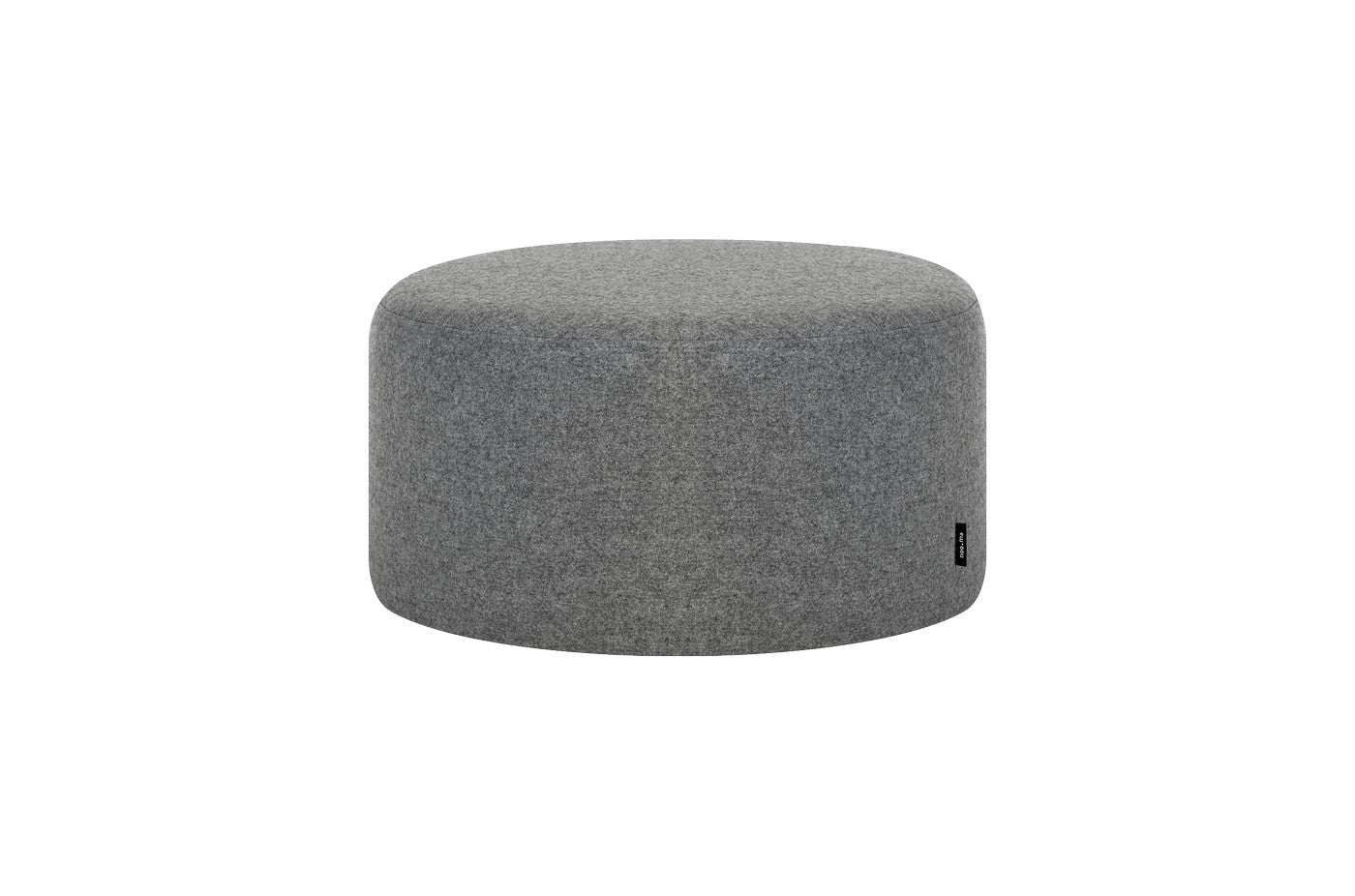 Folk Pouf - Small - Universal Grey Wool