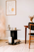 Ho Side Table - Vulcano Black