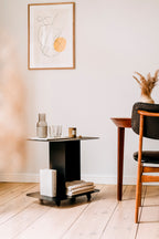 Ho Side Table - Vulcano Black