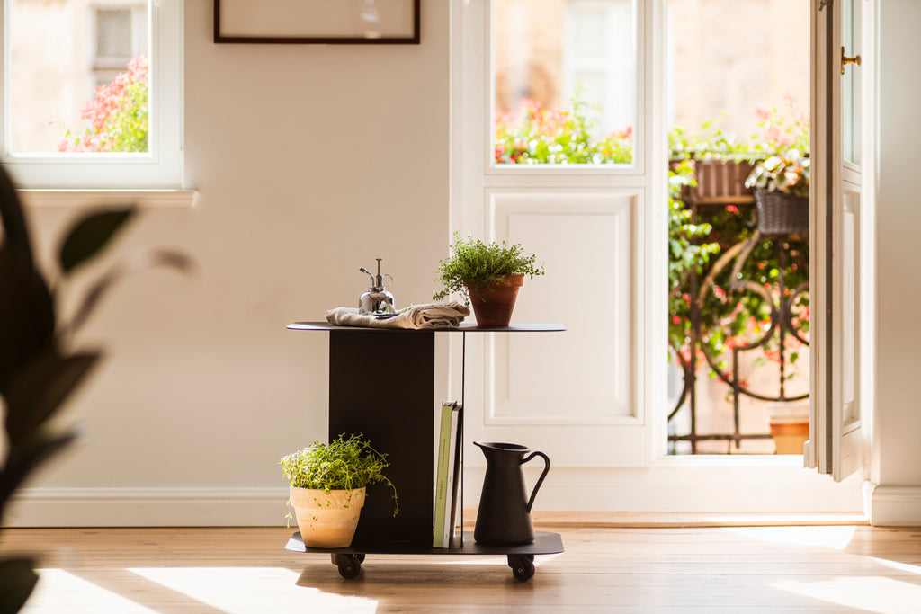 Ho Side Table - Vulcano Black