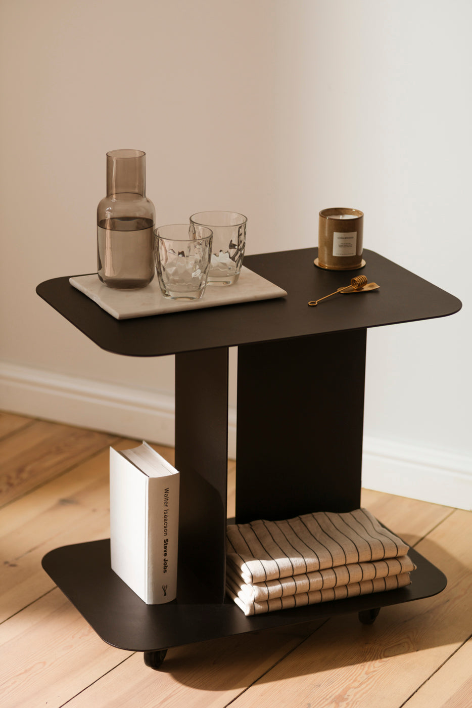 Ho Side Table - Vulcano Black