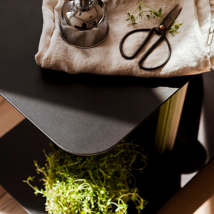 Ho Side Table - Vulcano Black