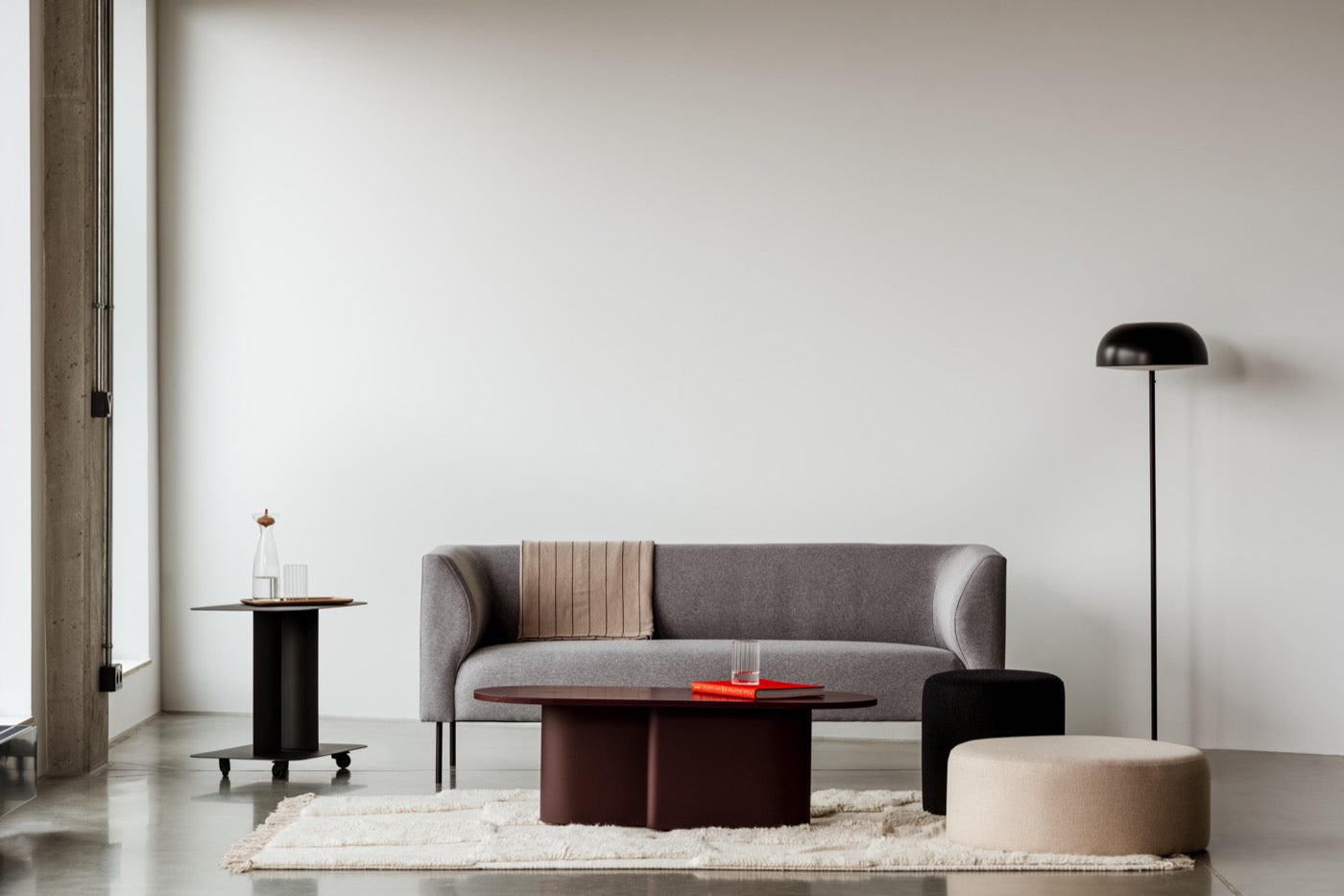 Ho Side Table - Vulcano Black