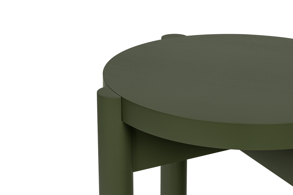 Hopp Stool - Forest Green