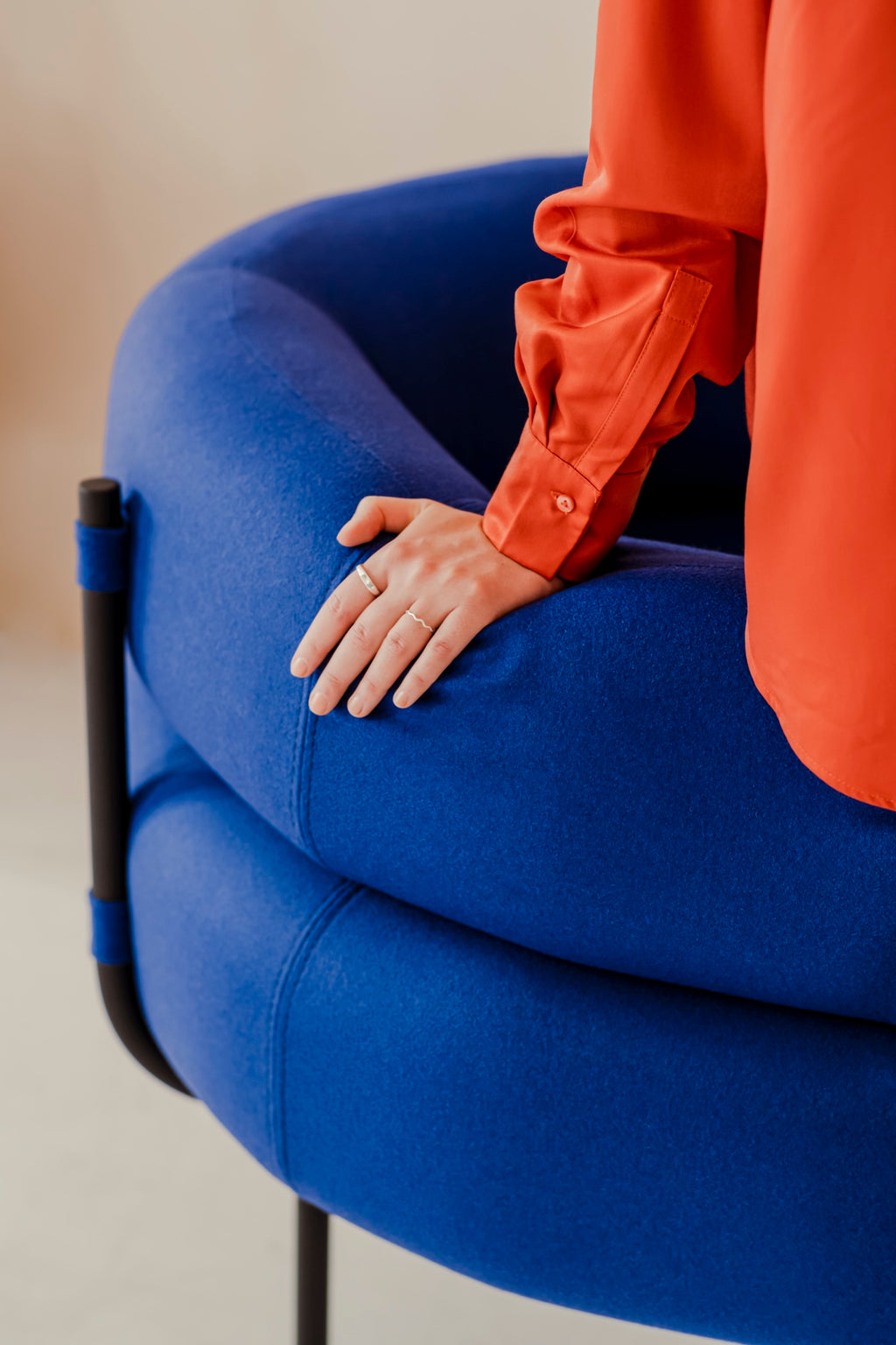 Ubi Armchair - Blueberry Pie Wool