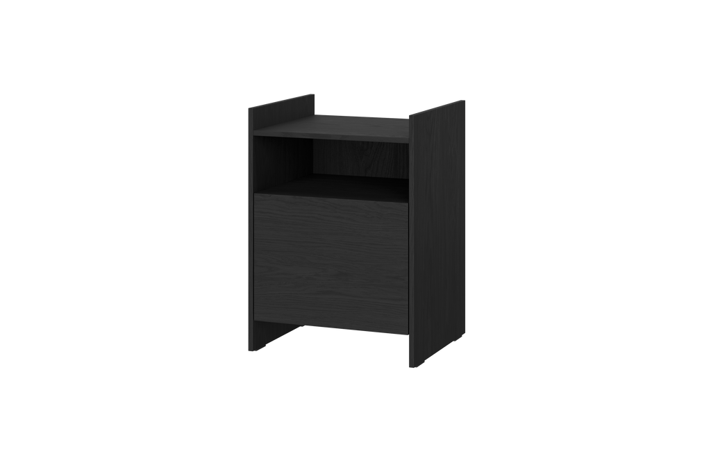 Toopt Bedside Table - Vulcano Black