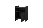 Toopt Bedside Table - Vulcano Black