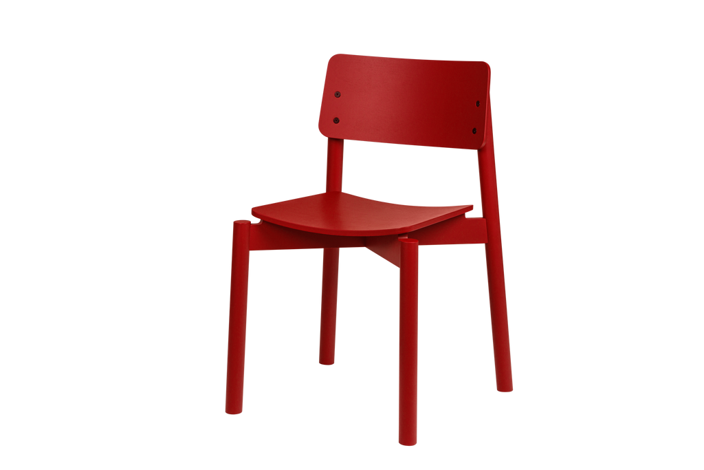 Wem Chair - Maroon Red