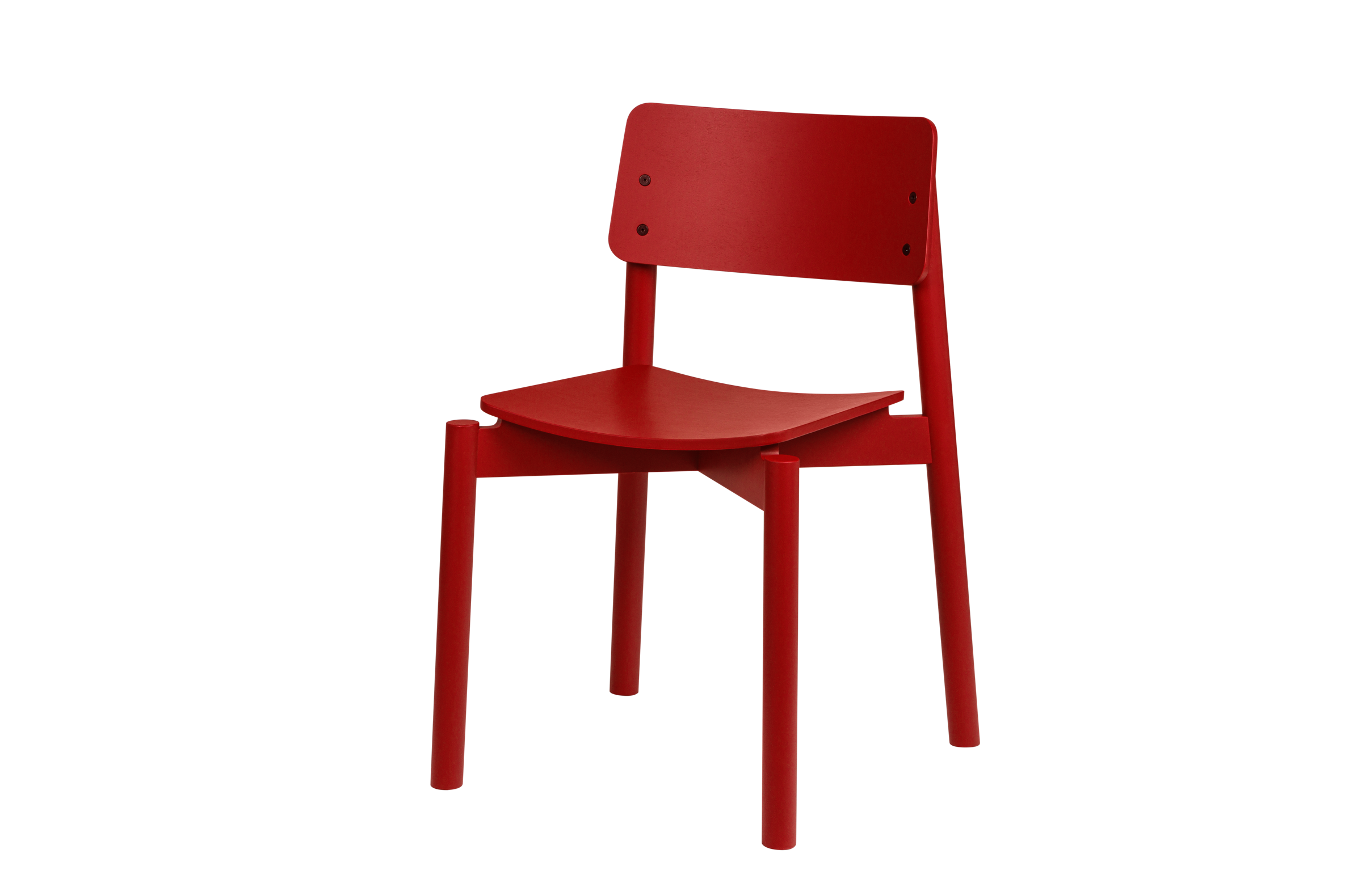 Wem Chair - Maroon Red