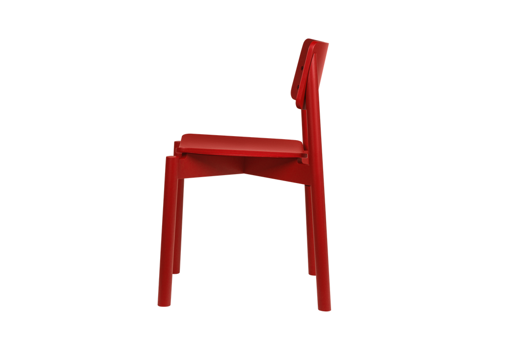 Wem Chair - Maroon Red