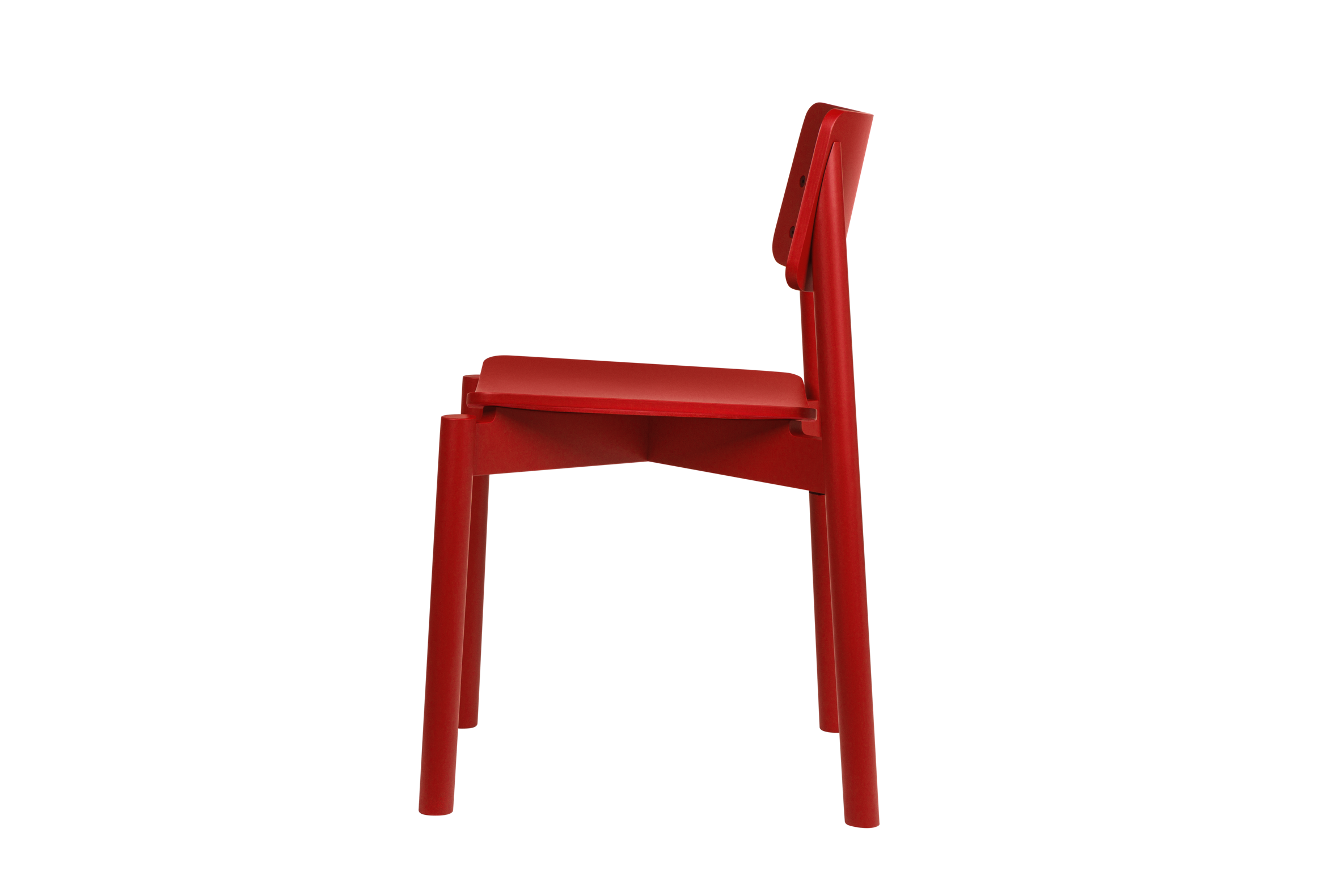 Wem Chair - Maroon Red