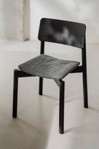 Wem Padded Chair - Vulcano Black