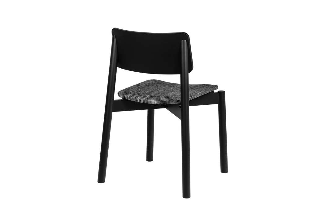 Wem Padded Chair - Vulcano Black