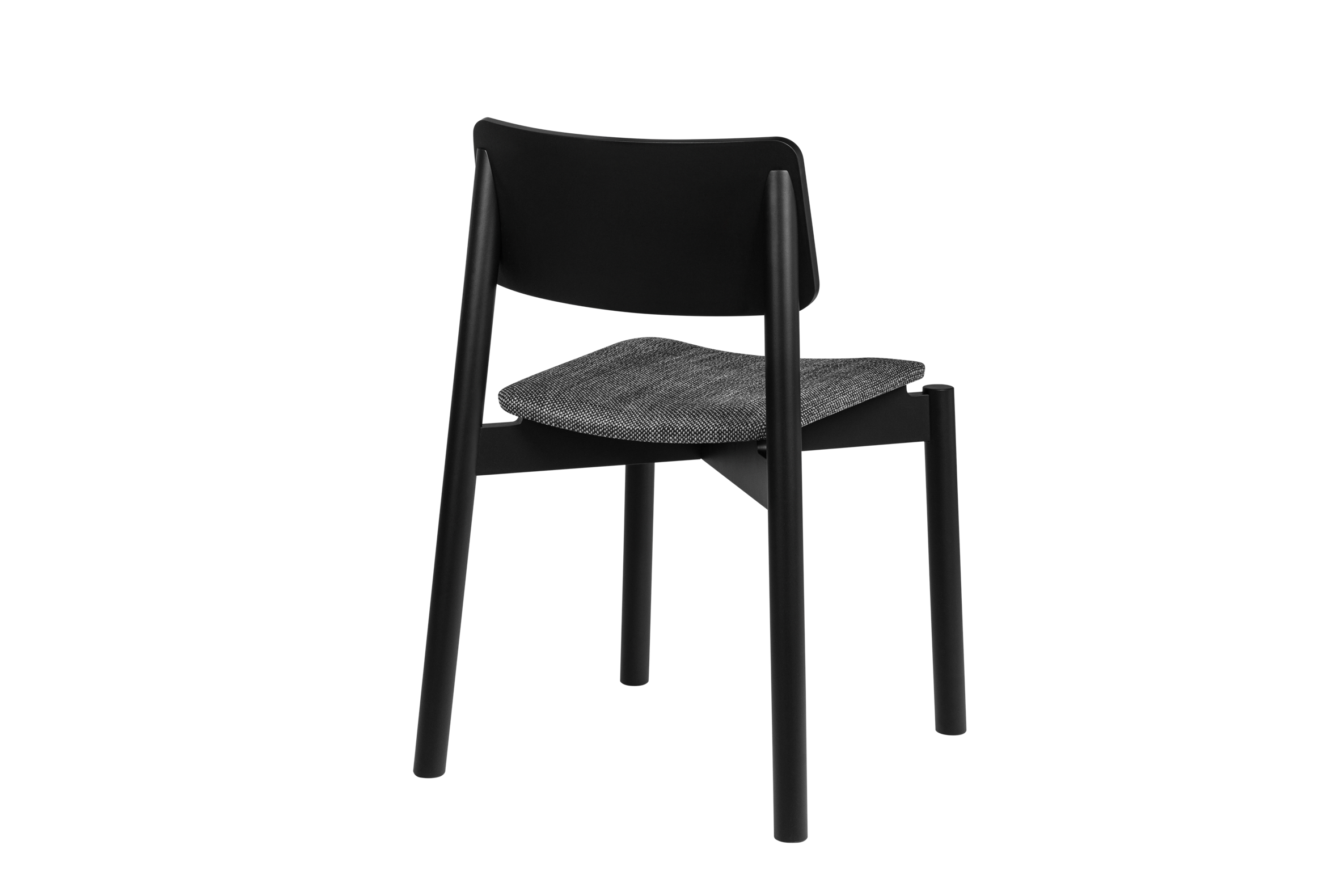 Wem Padded Chair - Vulcano Black