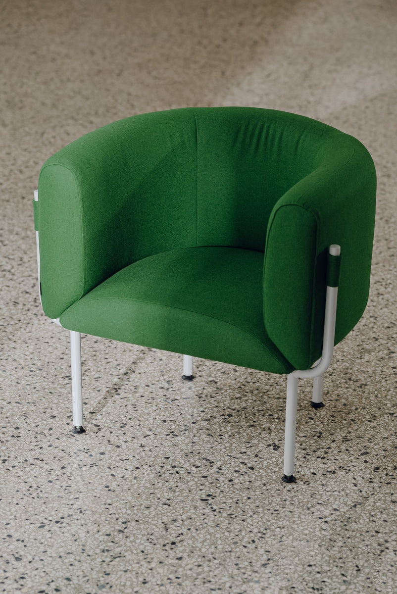 Ubi Mini Armchair - Moss Green