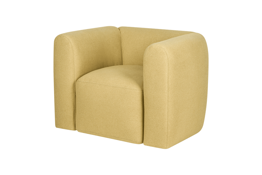 Flom Armchair - Yellow Pear