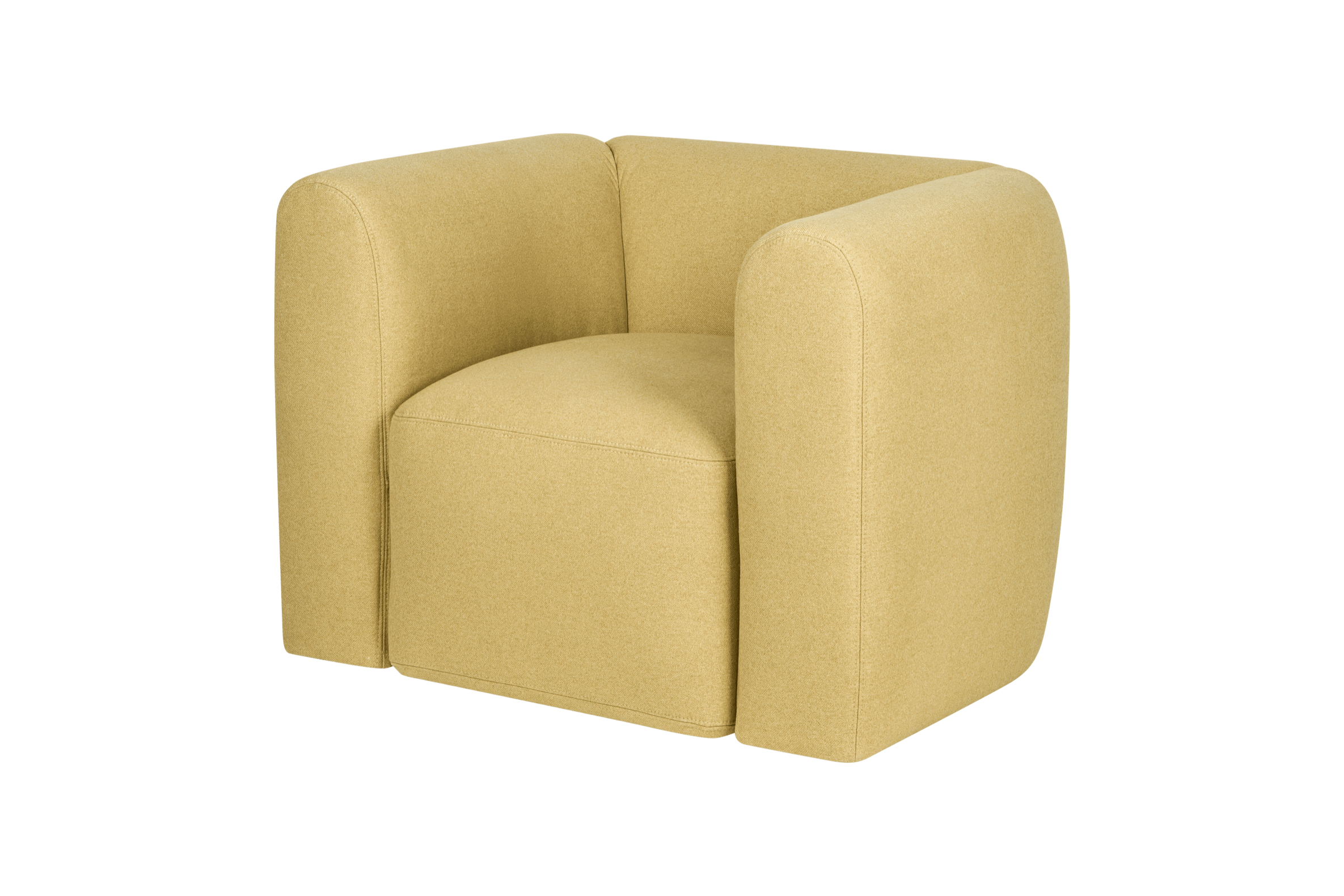Flom Armchair - Yellow Pear