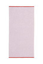 Gobo Bath Towel - Pastel Lilac / Narrow Stripes