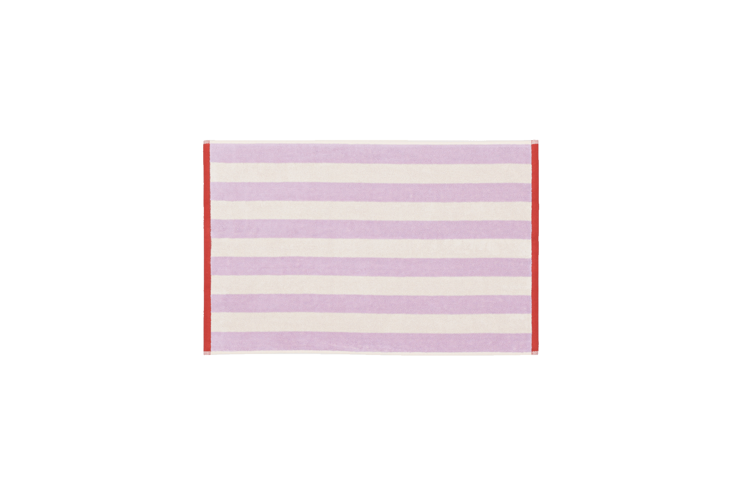 Gobo Hand Towel - Pastel Lilac / Wide Stripes