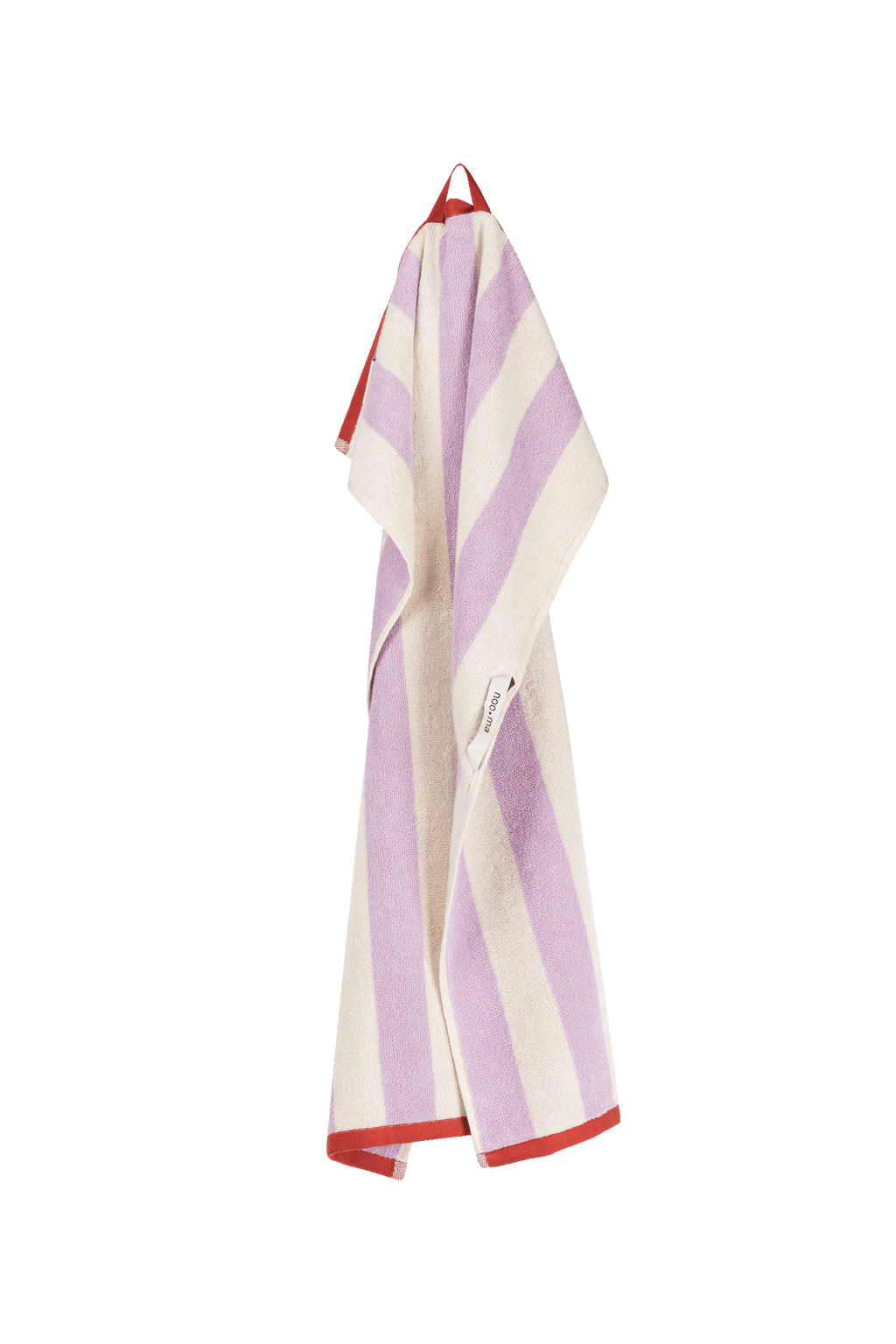 Gobo Hand Towel - Pastel Lilac / Wide Stripes