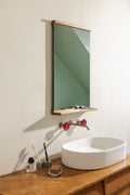 Lun Wall Mirror - Oak